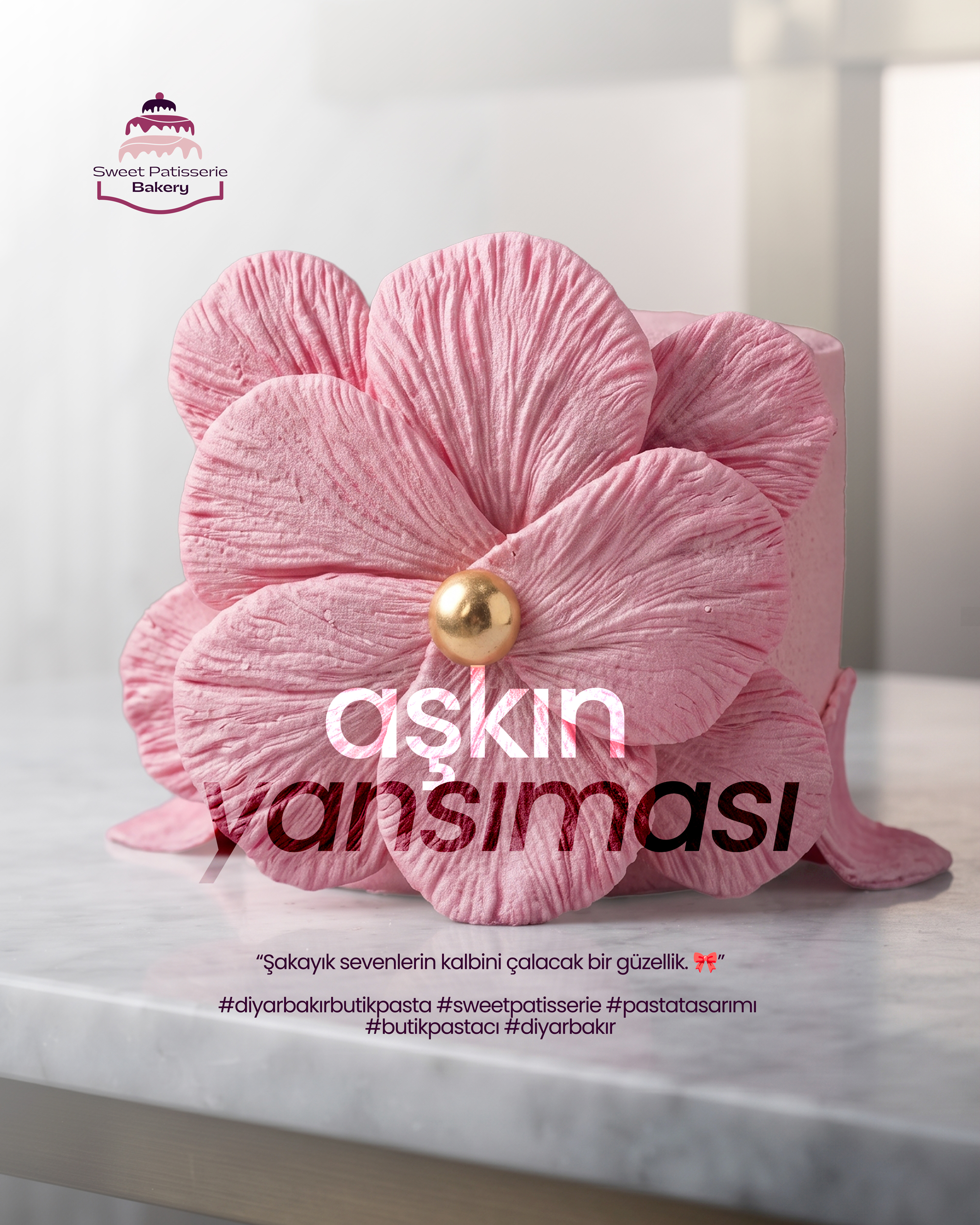 Sweet Patisserie hikayemiz — özel tasarım şakayık pasta